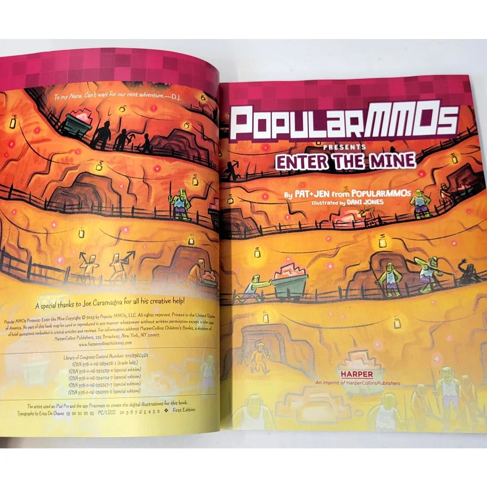 PopularMMOs Presents Enter‎ The Mine Pat & Jen 2019 PB Multicolor Graphic Novel